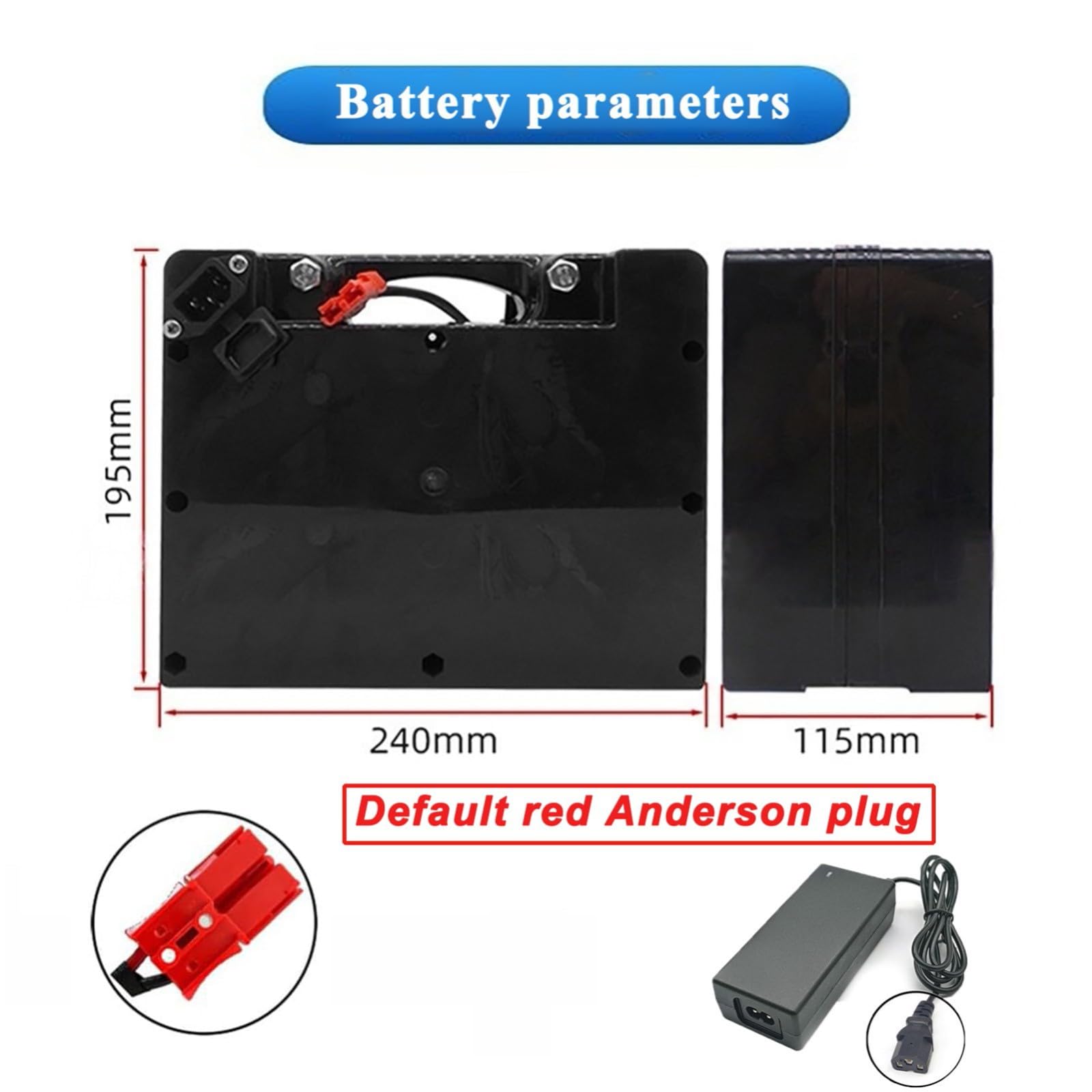 Batería para Silla De Ruedas Eléctrica De 24 V, 8 Ah, 10 Ah, 12 Ah Y 15 Ah, Batería para Silla De Ruedas Eléctrica De 24 V De Montaje Trasero, Batería De Litio Recargable De 24 V.