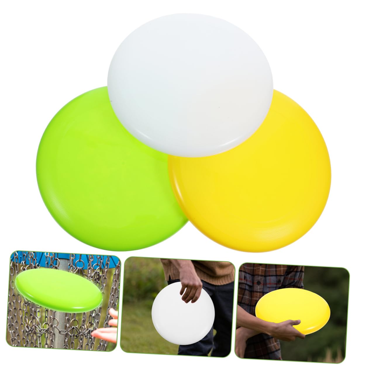 Parliky Novice to Golf Set Midrange Discs Putter Pe Material Easy to Mark Holes Lightweight Compact