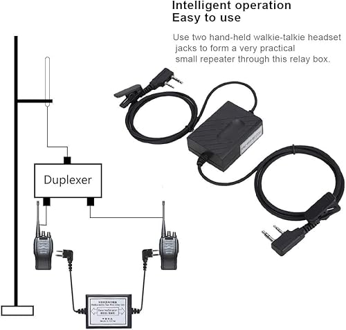 Miniatura 2 de Socobeta Caja repetidora de radio K-Head Caja de relé bidireccional para radio Walkie Talkie