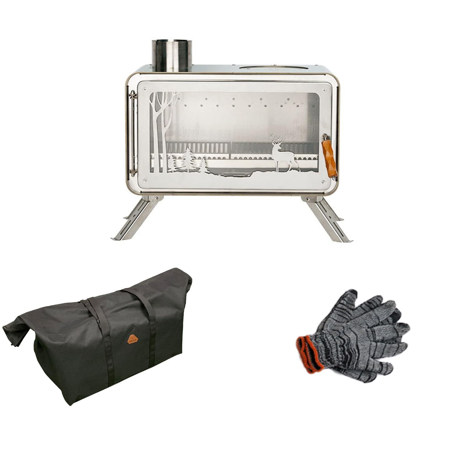 く*ん様 薪ストーブ 3f ul gear 軽量 一酸化炭素チェッカー付き 3F UL