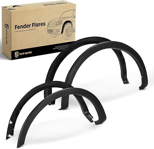 YHTAUTO Juego de 4 guardabarros estilo fábrica de equipo original compatibles con Ford F-150 2009-2014 de 67 pulgadas  78.8 pulgadas  97.8 pulgadas