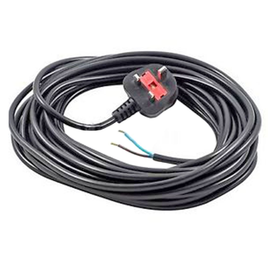 Spares2go Power Cable For Numatic George Gve370 Gve370-2 Vacuum Cleaner Mains Power Lead (Uk Plug, 8.4M) Black