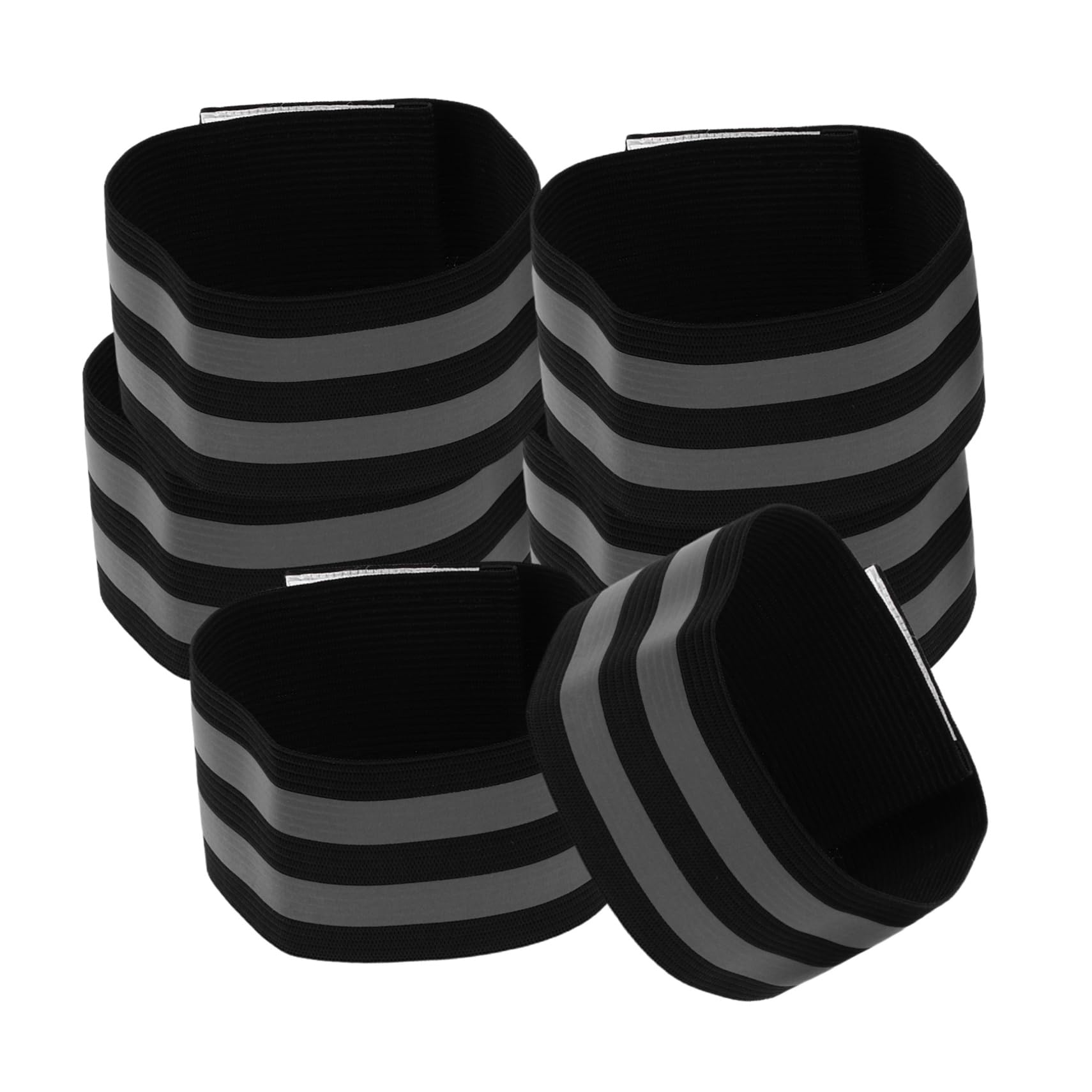 Toddmomy 6Pcs Reflective Wristbands for Night Safety High Visibility Armbands for Evening Activities Unisex Reflective Bands for Walking Running Cycling and Sports