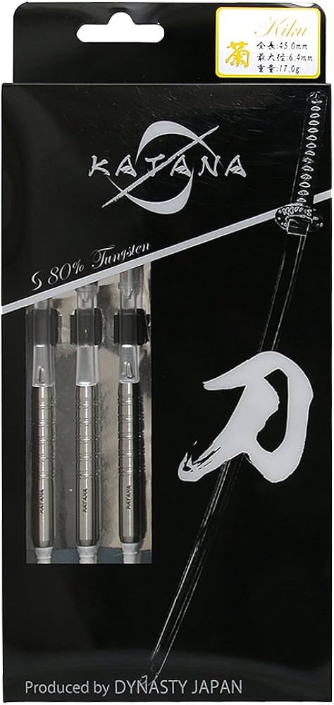 KATANA ダーツセット ケース付き Amazon | DYNASTY ダイナスティー KATANA カタナ 入門 菊 Kiku 2BA