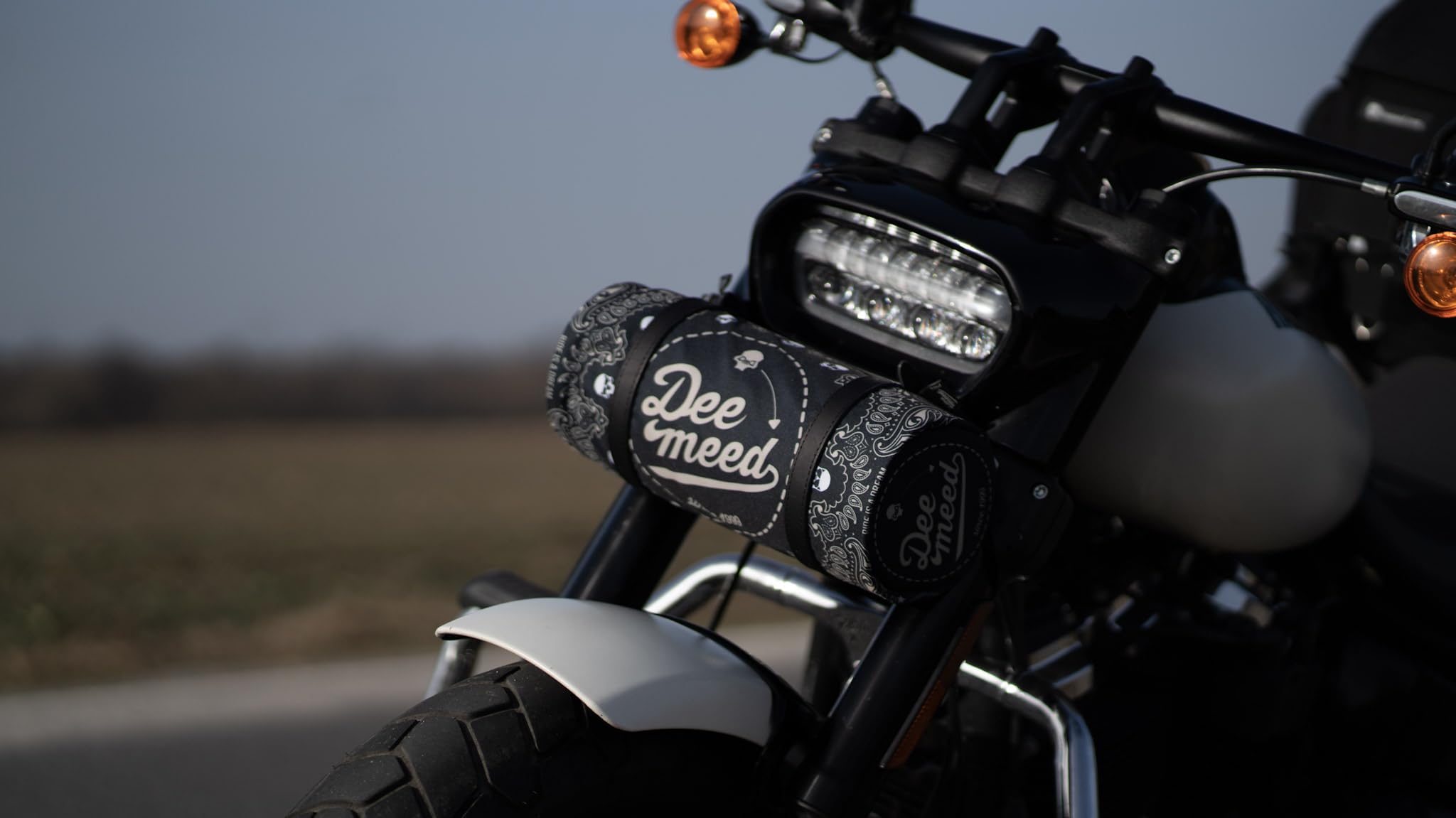 Roller Skull– Vielseitige Motorrad-Tasche aus Cordura®, Abriebfest, Wasserabweisend und Formstabil, Ideal für Helmtaschen, Regenkleidung und mehr (Skull)