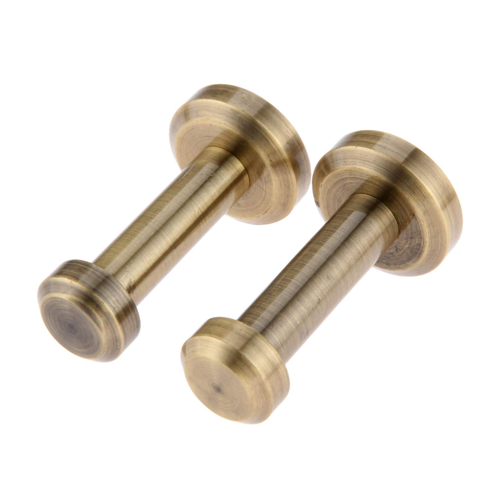 Mgoodoo Brushed Bronze 2Pcs Wall-Mount Robe Coat Hook,Antique Brass Bathroom Towel Hook, Heavy Duty Clothes Hanger For Bedroom Lavatory Closets Office
