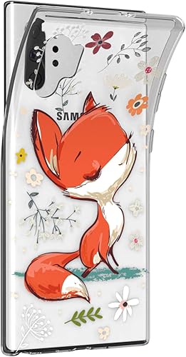 Miniatura 2 de Funda de teléfono compatible con Samsung Galaxy S23 Ultra S22 5G S21 FE S20 S10 Note 20 TPU Animal Fox cubierta ligera floral flexible silicona