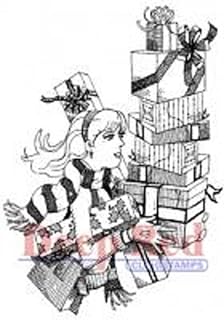 Deep Red Stamps Sellos de color rojo oscuro Sello de goma del comprador de Navidad