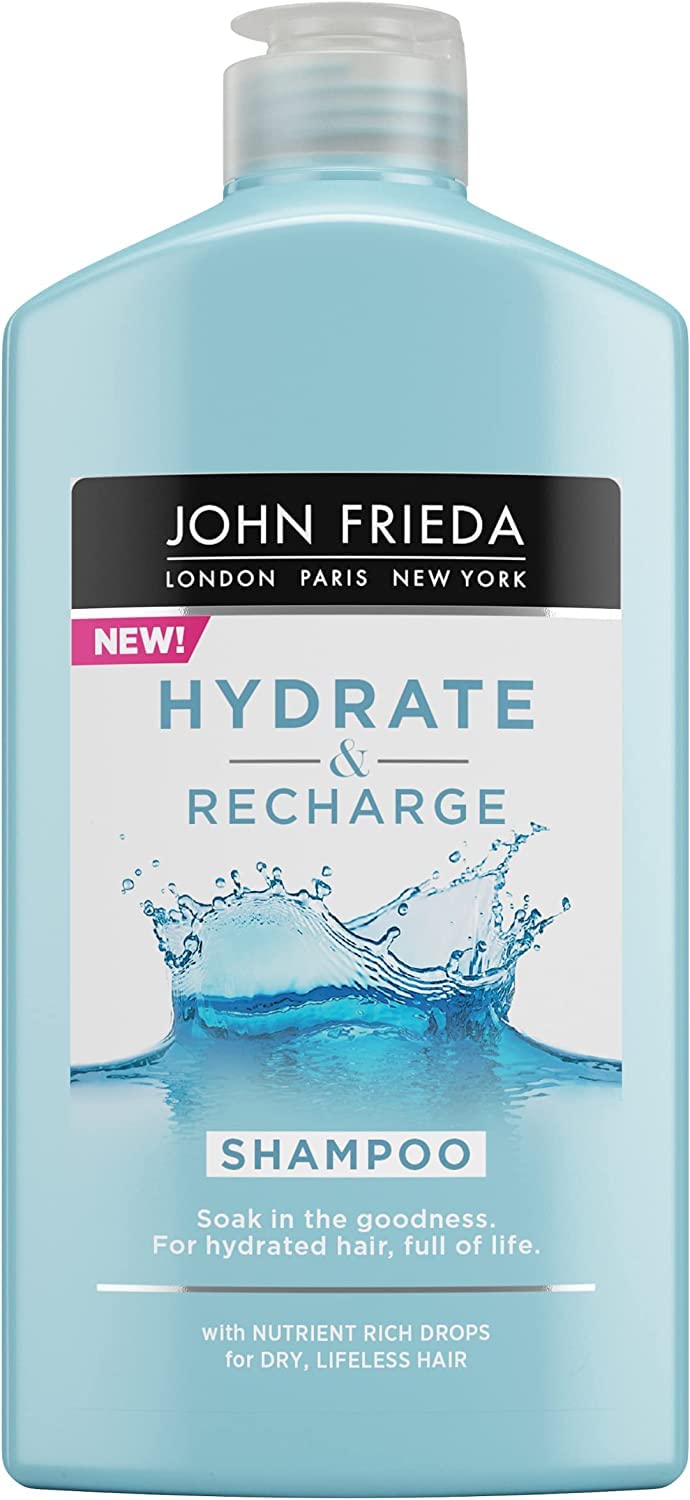 john frieda Hyrdate & Recharge John Frieda Shampoo for Dry, Lifeless Hair, 250 ml