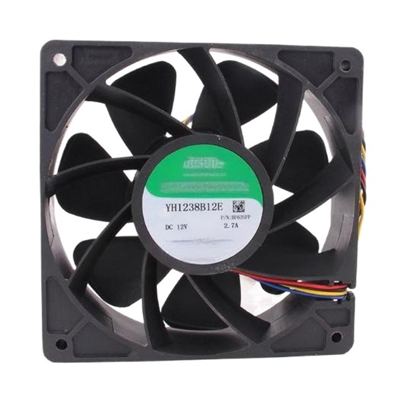 IVEKYKIBC YH1238B12E 12V 2.7A 120X120X38MM 12cm 12038 4 Wires Cooling Fan