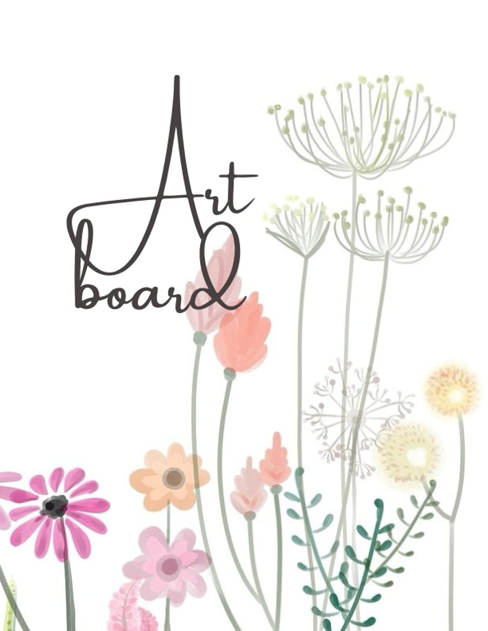 Art board: 8.5*11 inches (21.59*27.94cm) 150 page, sketchbook for drawing and painting