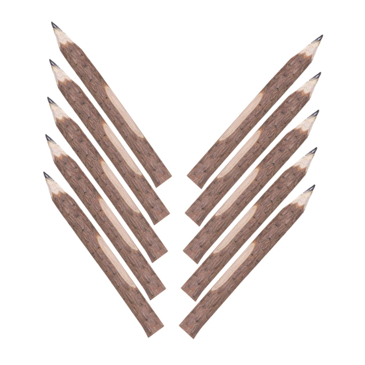 TEHAUX Lot De 5 Crayons De Bois Effaçables Pour Garçons Et Filles Crayons De Dessin Et Décriture Hexagonaux Pour Lécole 10 Pièces X 5