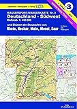 wassersport-wanderkarte nr. 4  Wassersport-Wanderkarte / Kanu-und Rudersportgewässer: Jübermann Wassersport-Wanderkarten, Bl.3, Deutschland-Südwest
