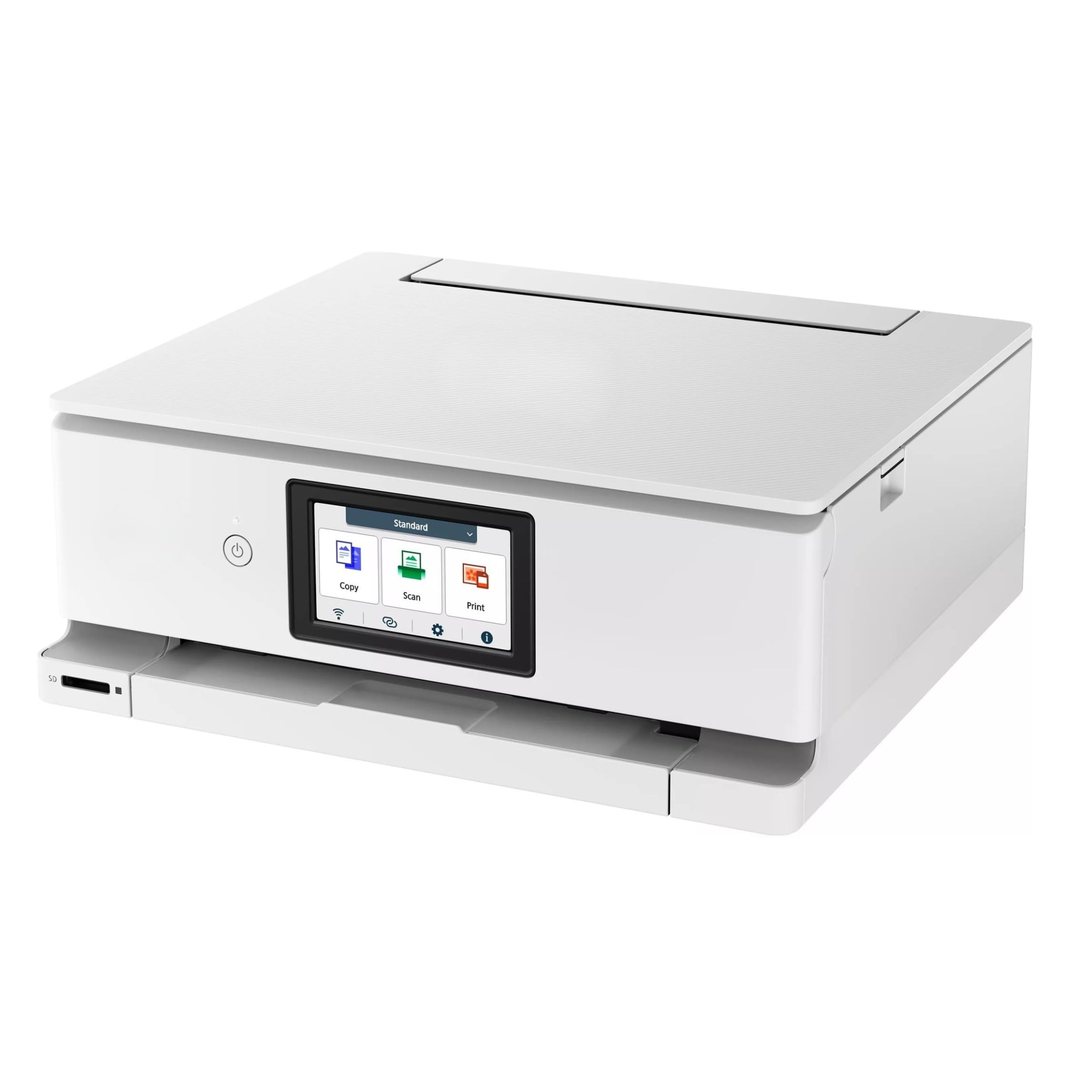 IC-Office TS8751 Tintenstrahl Multifunktionsdrucker 3-in-1 (Drucken, Kopieren, Scannen, SD-Karte, Duplex, WLAN, AirPrint) weiß + 6 XXL Tintenpatronen