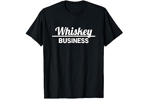 Whiskey Business Funny Liquor Drinker Humor Graphic Cool Distressed Tee T-Shirt