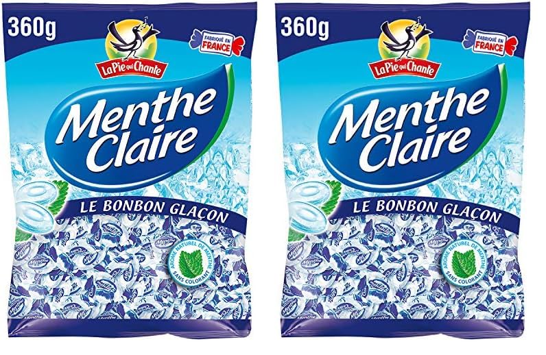 La Pie qui Chante Menthe Claire 360g (Lot de 2)