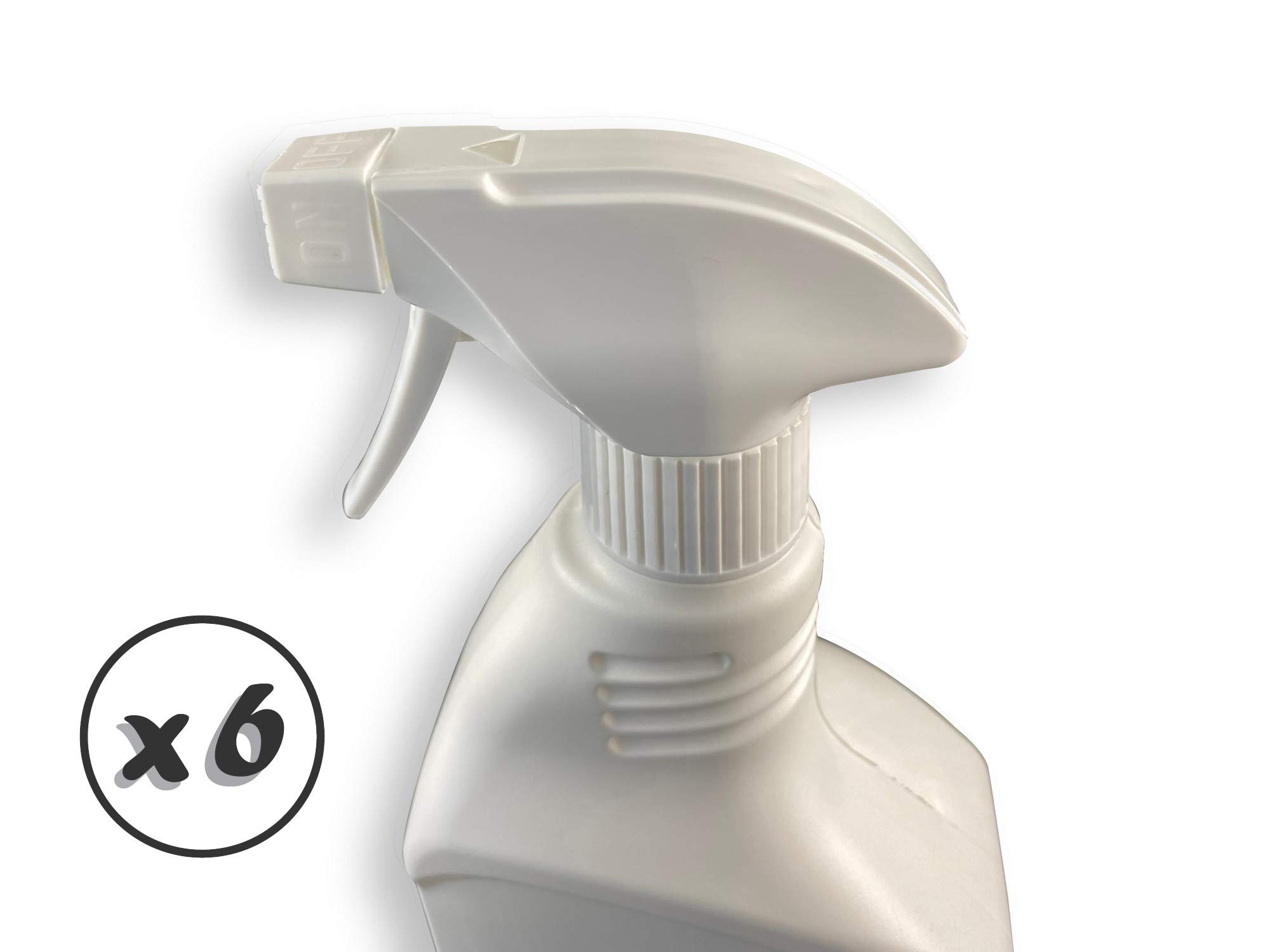 KIBROS Lot 6 pulvérisateurs vaporisateurs 1 L gâchette buse réglable