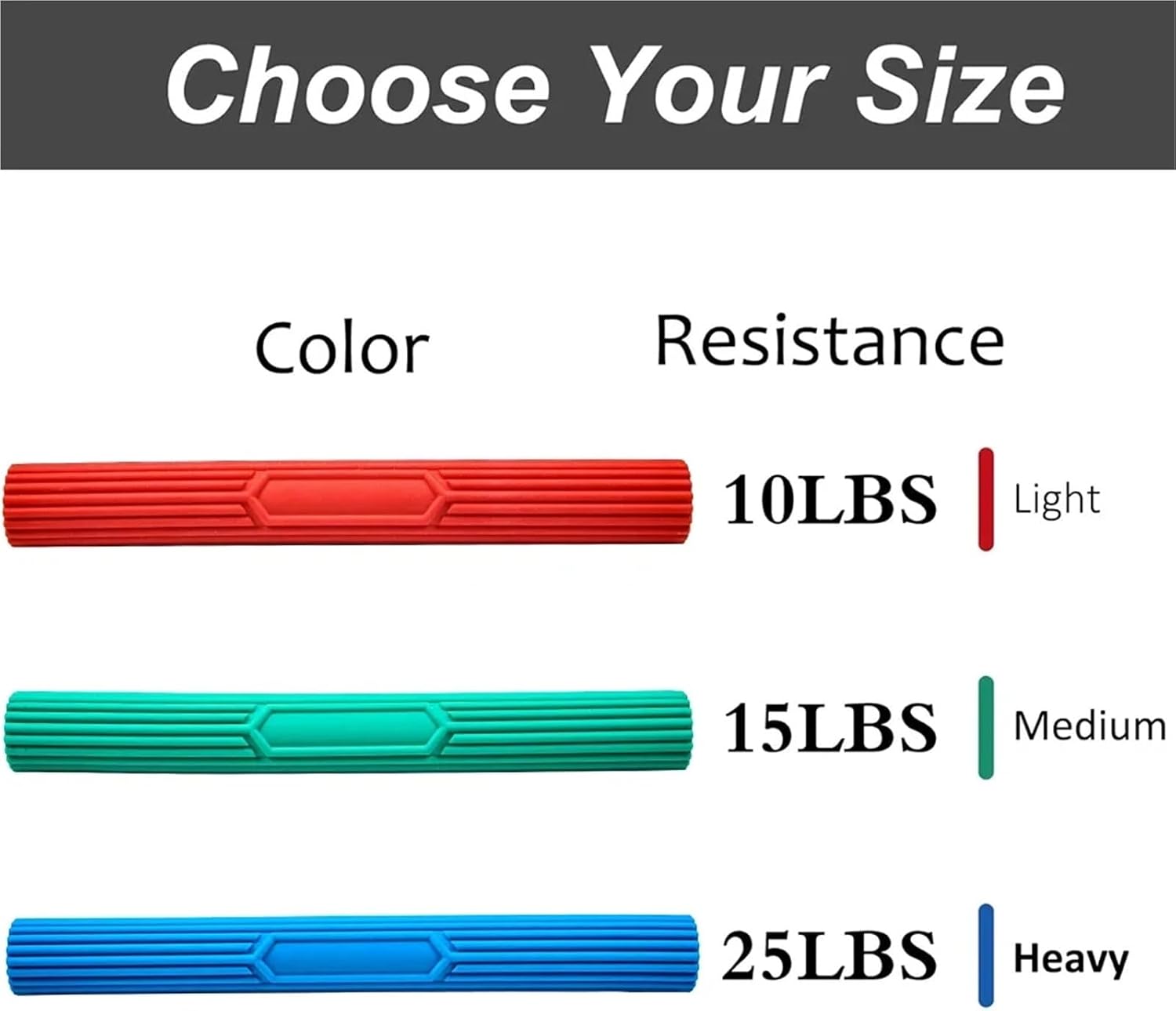 Flex Therapy Bar 2Pcs Tennis Elbow Therapy Flexible Bar,Flex Therapy Bar Strengthener,Resistance Bar for Golfer Elbow,Tendonitis for Tendonitis, Wrist(Green-15LB)