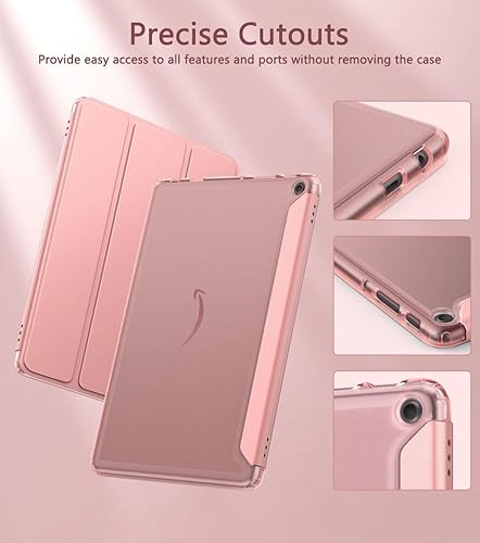 Miniatura 4 de MoKo Funda compatible con la nueva tableta Tienda Kindle Fire HD 10 (13 generación, versión 2023) de 10.1 pulgadas, cubierta trasera de TPU suave de