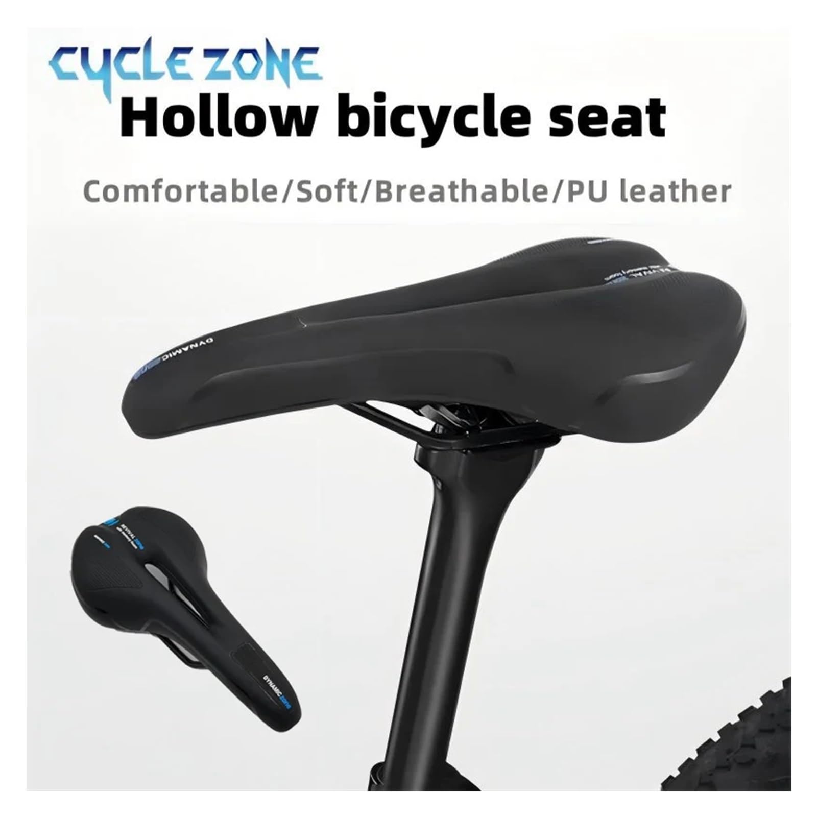 Sella for bici cava e traspirante, morbida for l'uso in ciclismo su strada