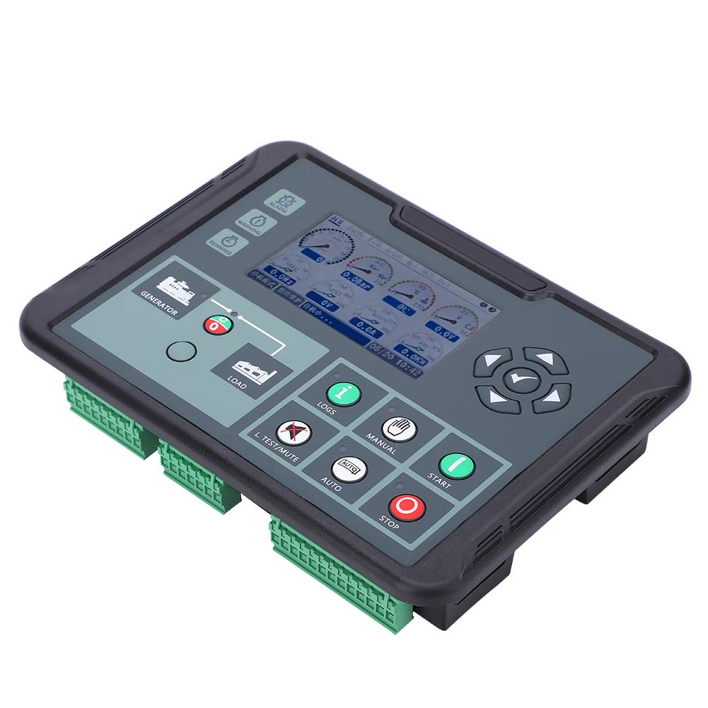 Contrôleur de Groupe électrogène Module de Commande de Groupe électrogène DC90D Série MKII AC80 à 360 V 500 à 4 500 Tr/min avec Protection d'affichage de Mesure de Puissance pour les