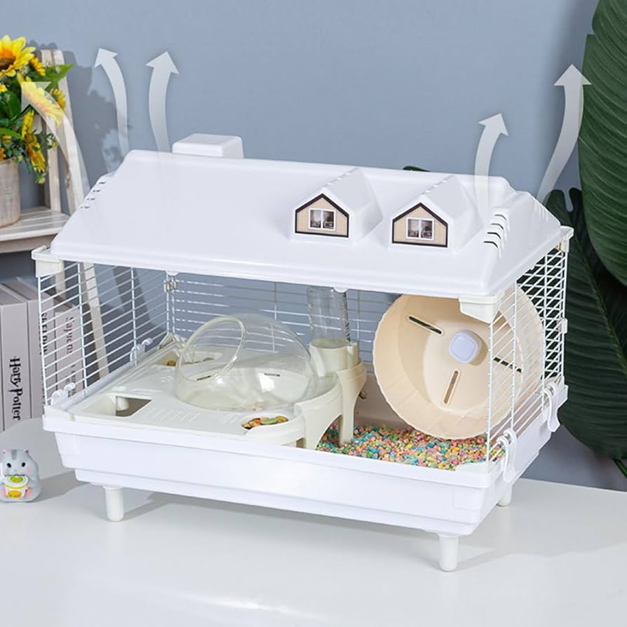 Amazon | IYOIYA ハムスター ケージ セット 2階建て 大型