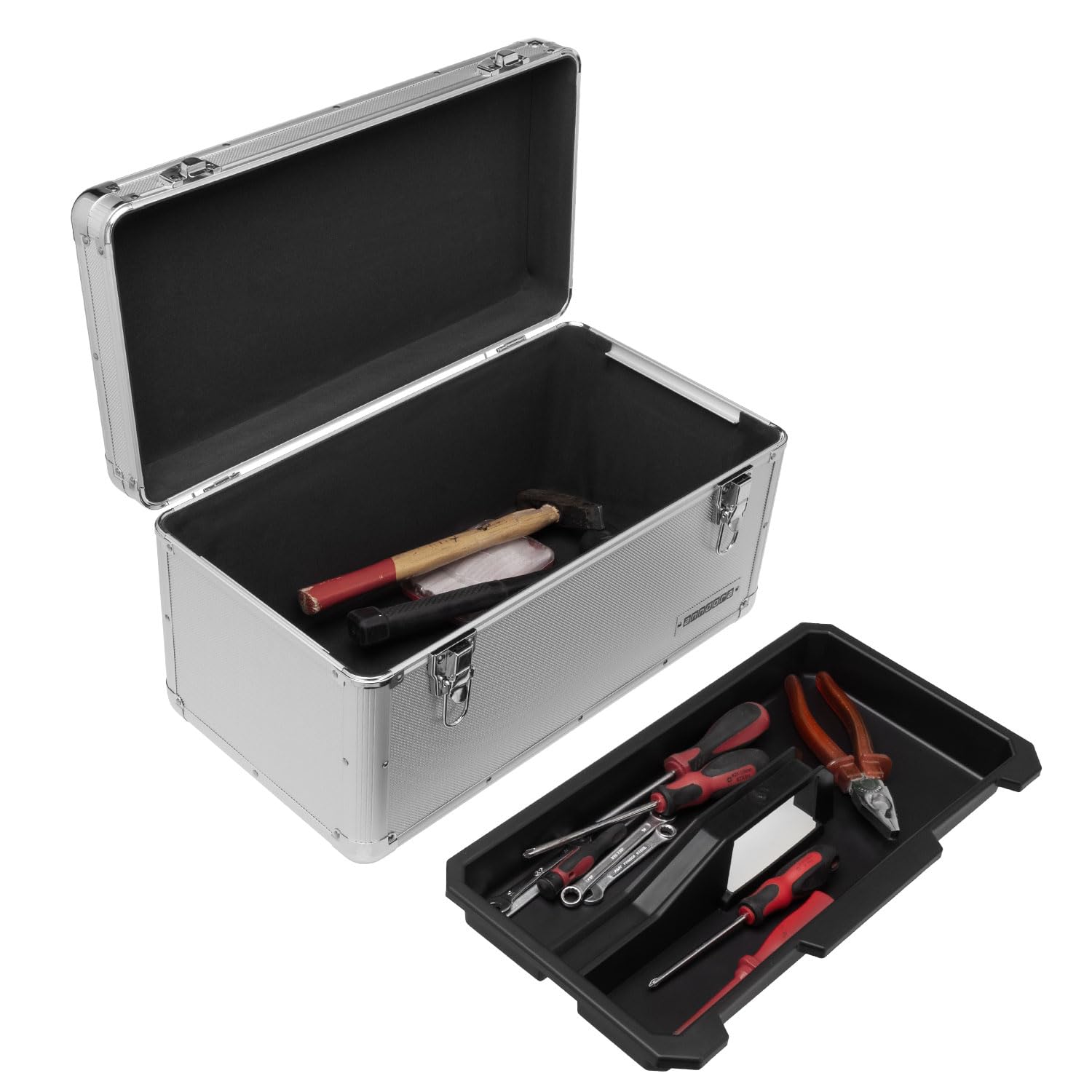 anndora® Werkzeugkoffer leer - silber