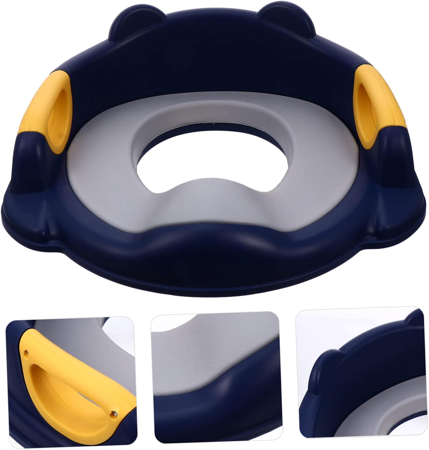ERINGOGO Pu Toilet Seat Training Seat for Boys and Girls Boy Girl Stool Comfortable Ring Potty Training Toilet