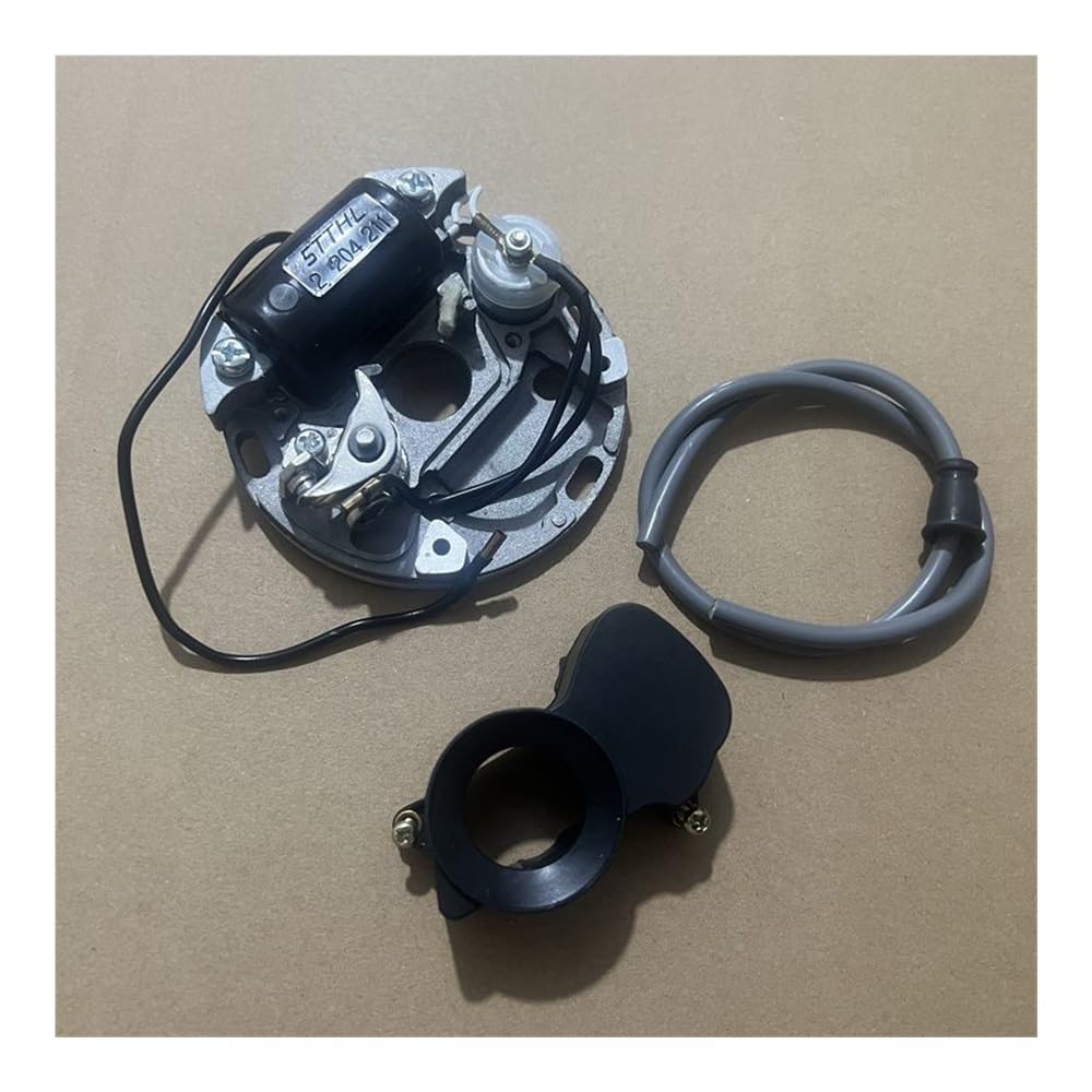 Estator de inducción con contacto de punto y capacitor para motores MS 070