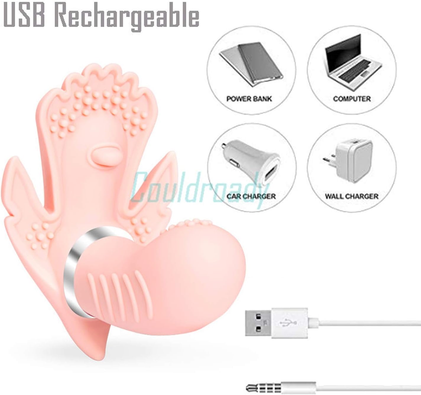 Vibrador con Correa inalámbrica para Mujer con masajeador ...