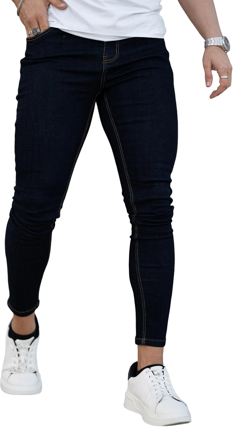 GINGTTO Mens Skinny Jeans Stretch Denim Jeans for Men - Image 6