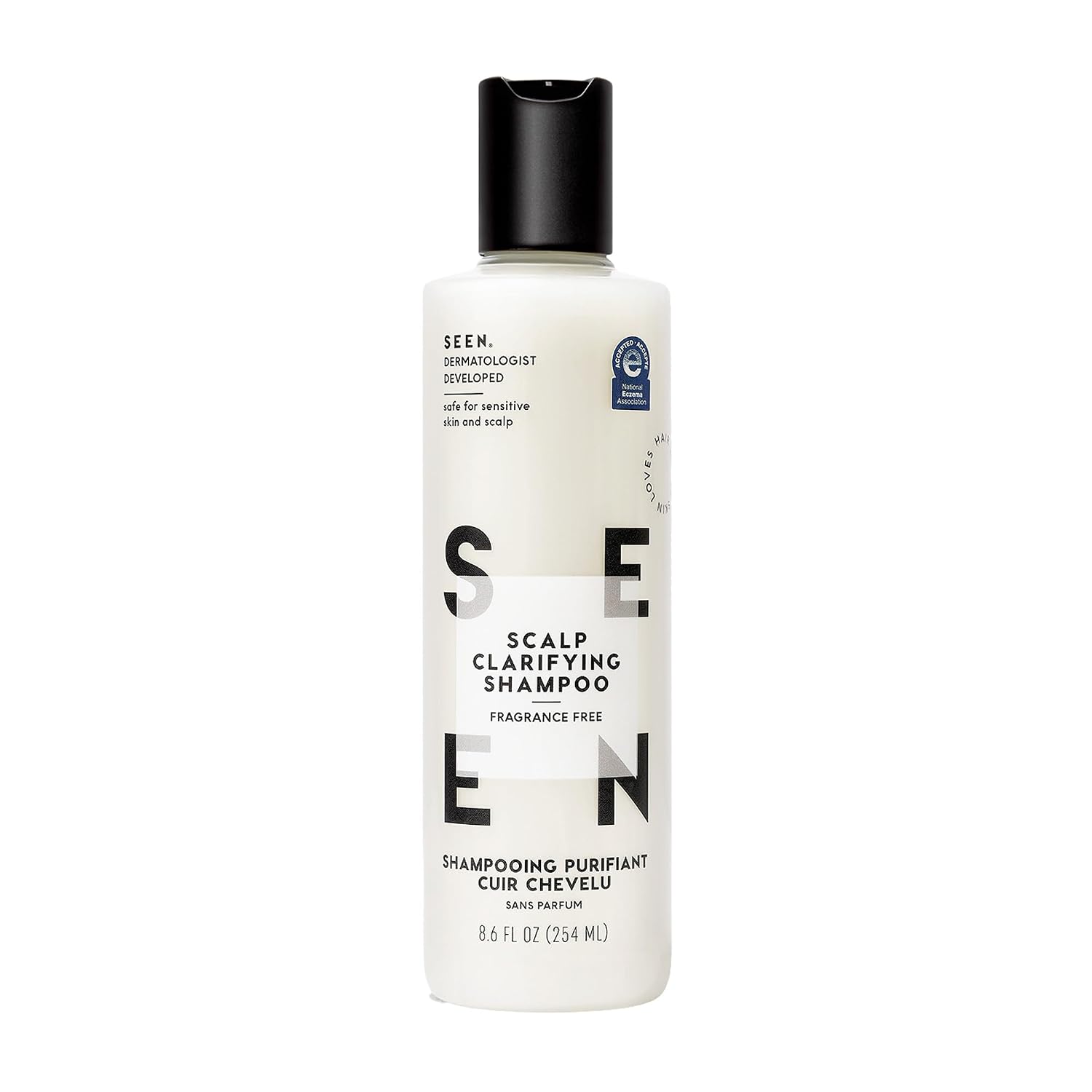 SEEN Scalp Clarifying Shampoo - Fragrance Free Deep Clean
