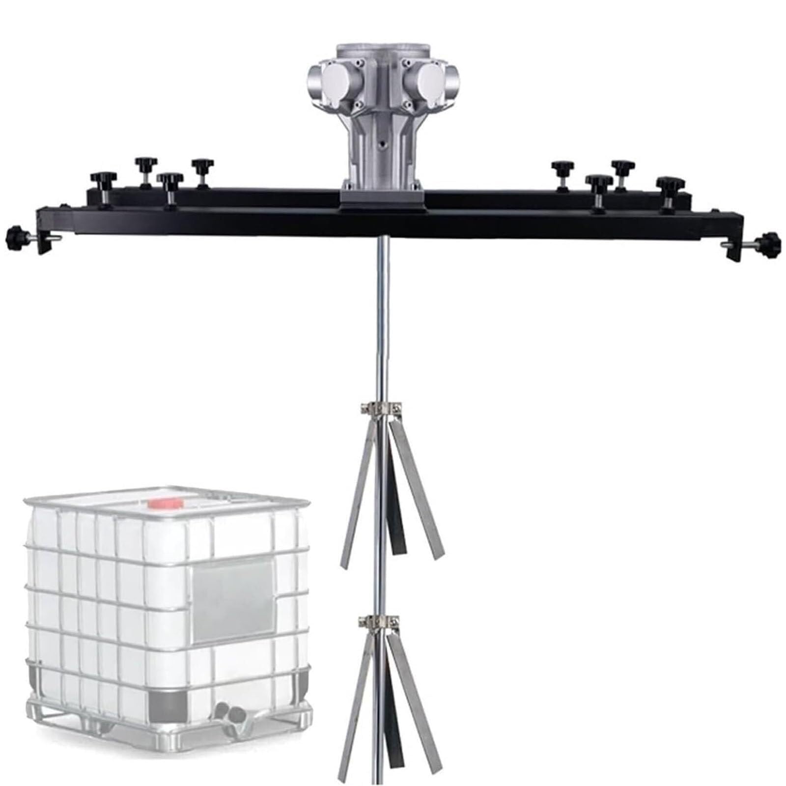 SBCGFY Ibc Air Agitator,Pneumatic Tank Mixer Machine,Pneumatic Bracket Mixer,Paint Stirring Machine Bracket Air Agitator Paint Mix Tool,S500