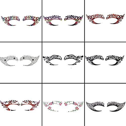 Miniatura 5 de Pegatinas de tatuaje de sombra de ojos, tatuaje temporal de ojos, calcomanías de transferencia de maquillaje, delineador de ojos, sombra de ojos,