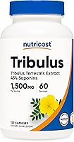 Vista 7 de Nutricost Extracto de Tribulus Terrestris 750mg, 120 Cápsulas (3 Botellas)