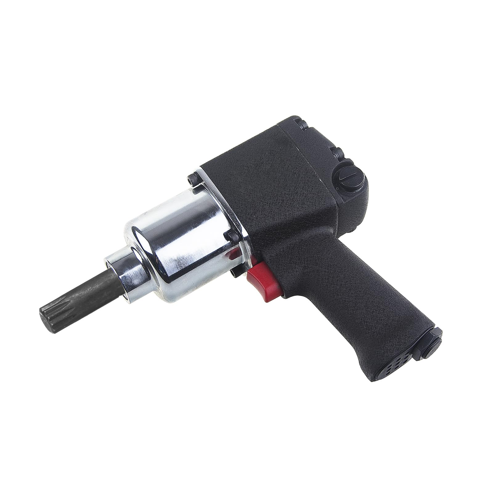 sourcing map Douille à triple cannelure carrée M20 (20 mm), longueur métrique de 7,6 cm, utilisation en acier CR-MO avec visseuses à percussion ou cliquets manuels