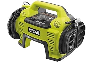 RYOBI 18V Cordless Inflator 140PSI, 10.34 Bar - Body Only (R18I-0)