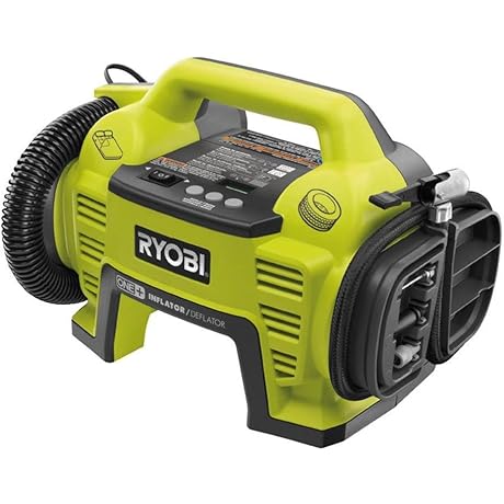 RYOBI 18V Cordless Inflator 140PSI, 10.34 Bar - Body Only (R18I-0)