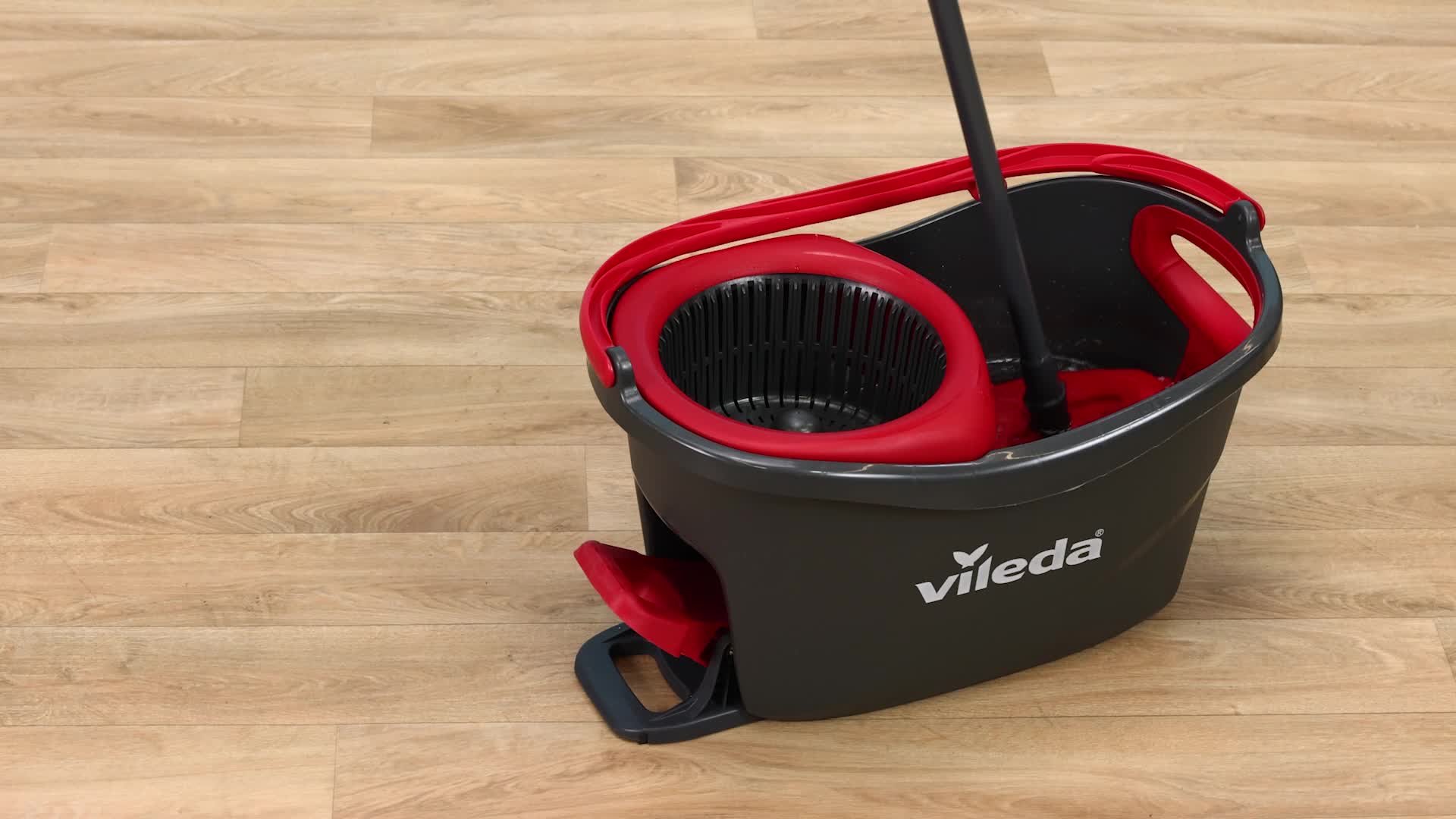 Vileda Turbo Mikrofaser Wischmopp und Eimer Set mit extra 2-in-1 Kopfersatz, Spin Mop zum Reinigen von Böden, Set aus 1x Mop, 1x Eimer und 1x Nachfüllpackung Küche, Haushalt & Wohnen