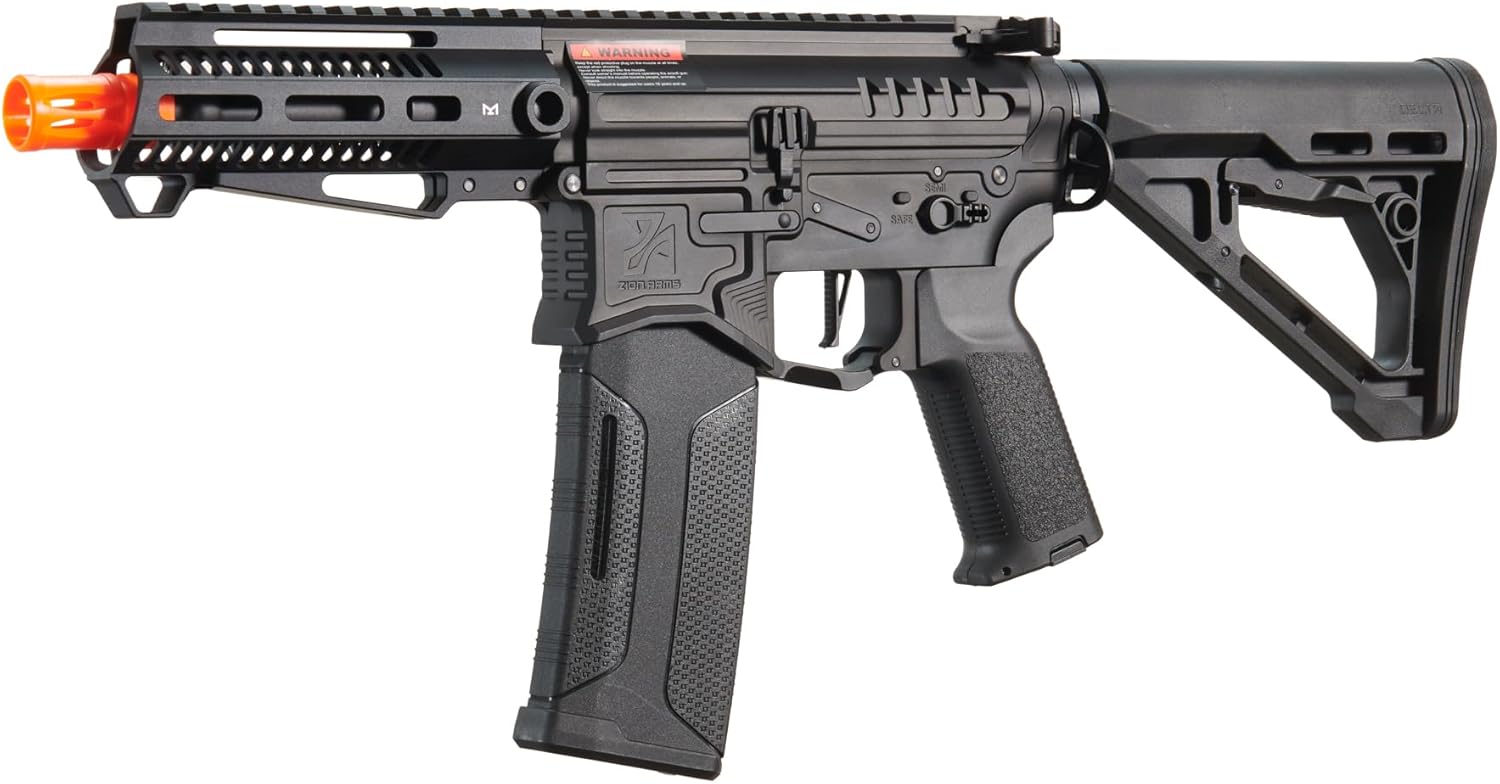 Zion Arms R15 Mod 1 Short Barrel Airsoft Rifle with Full Programmable ETU