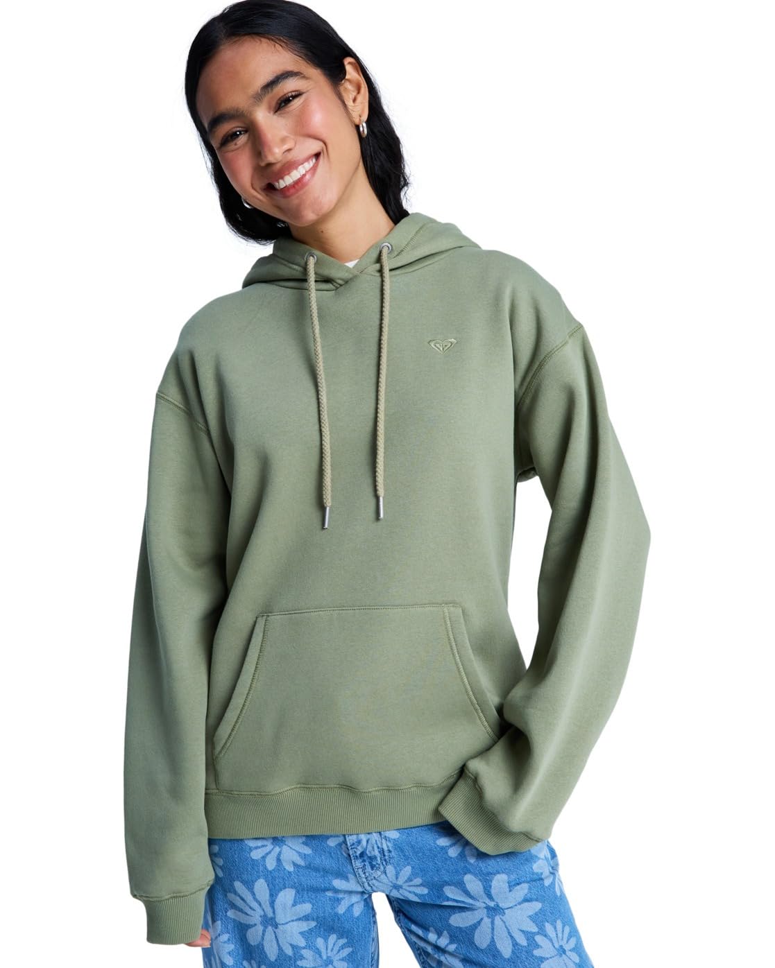 Roxy Women's Vert Hooded Sweatshirt Surf Stoked Brushed