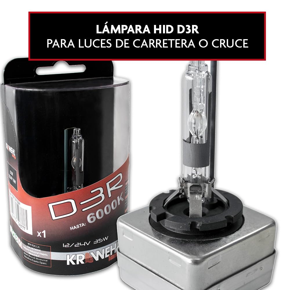 Lámpara descarga xénon HID D3R 12v 35w 6000 K