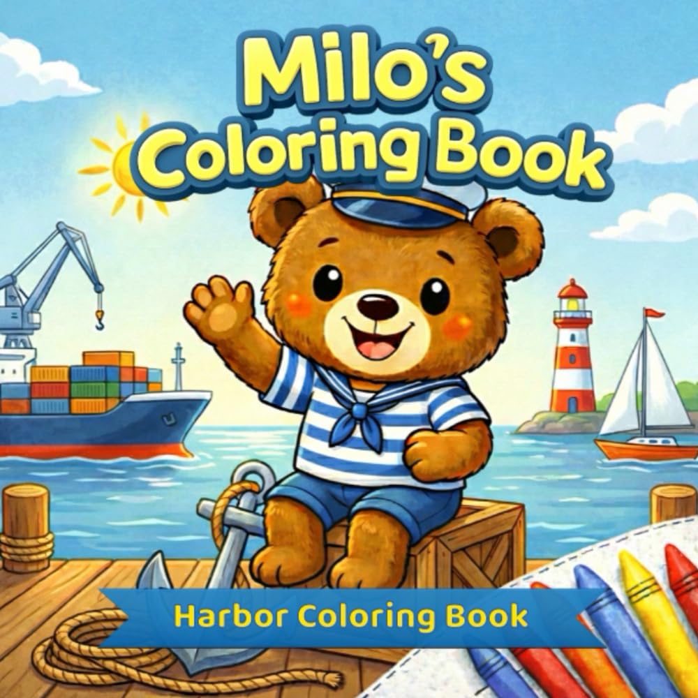 Milo’s Coloring Book: Harbor Coloring Book