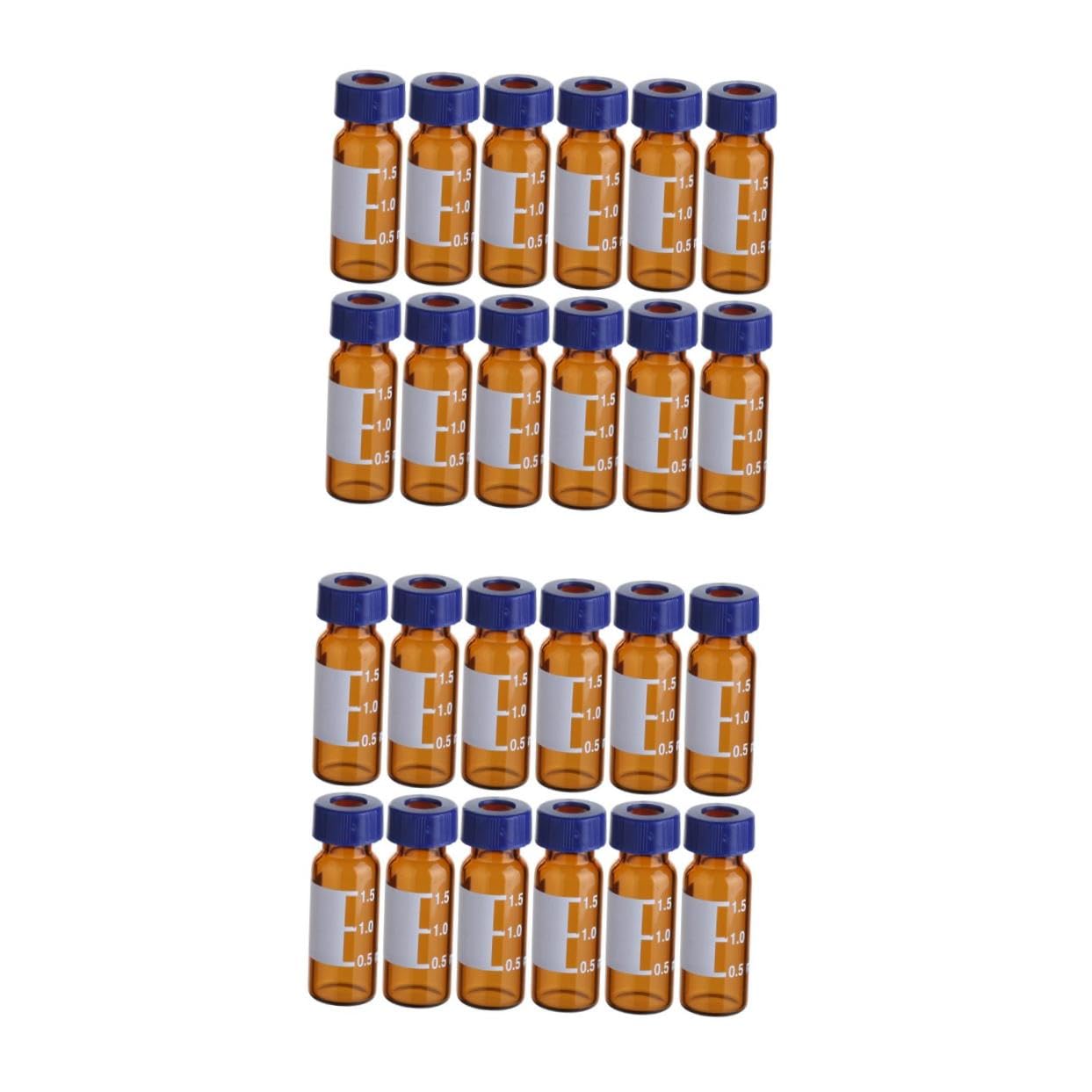 PRETYZOOM 2 Sätze Glasflaschen Hochwertige Aufbewahrungsflaschen Für Proben Reagenzien Und Flüssigkeiten Für Pharmazie Und Kosmetik 100 Stücke * 2
