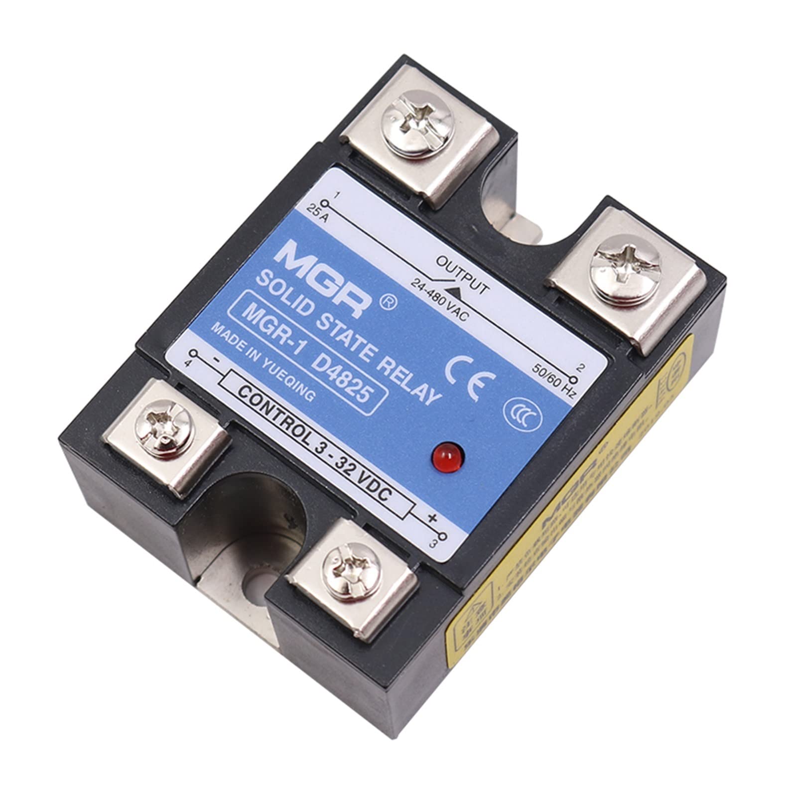 Rele Passo Passo 230v Relè A Stato Solido SSR-25AA 25A - Ingresso 80-250V CA Uscita 24-480V CA Rele Passo Passo 230v Silenzioso - Foto 2