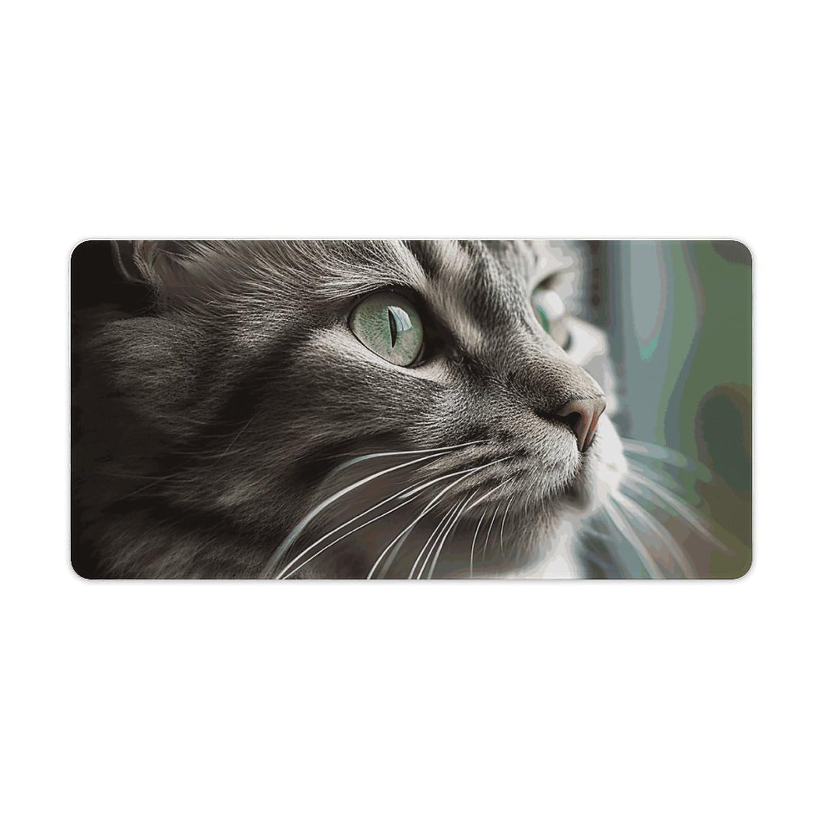 Tapis de souris de jeu imperméable avec base antidérapante chat - 8