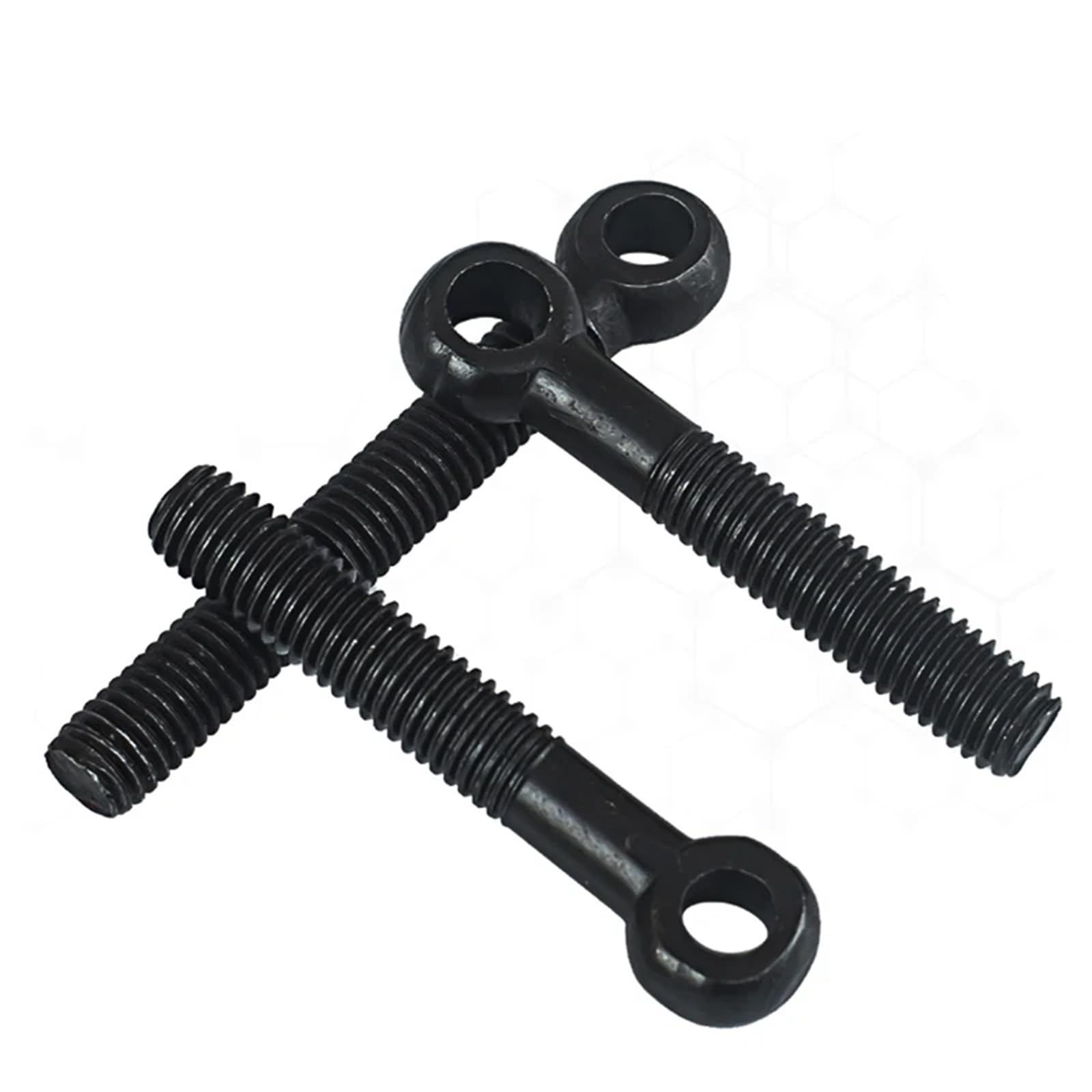 Cancamos Metalicos Pernos de ojo de acero al carbono M6 M8 M10 M12 Perno de enlace de anillo Slip-Kot(110mm,M10 (5pcs))