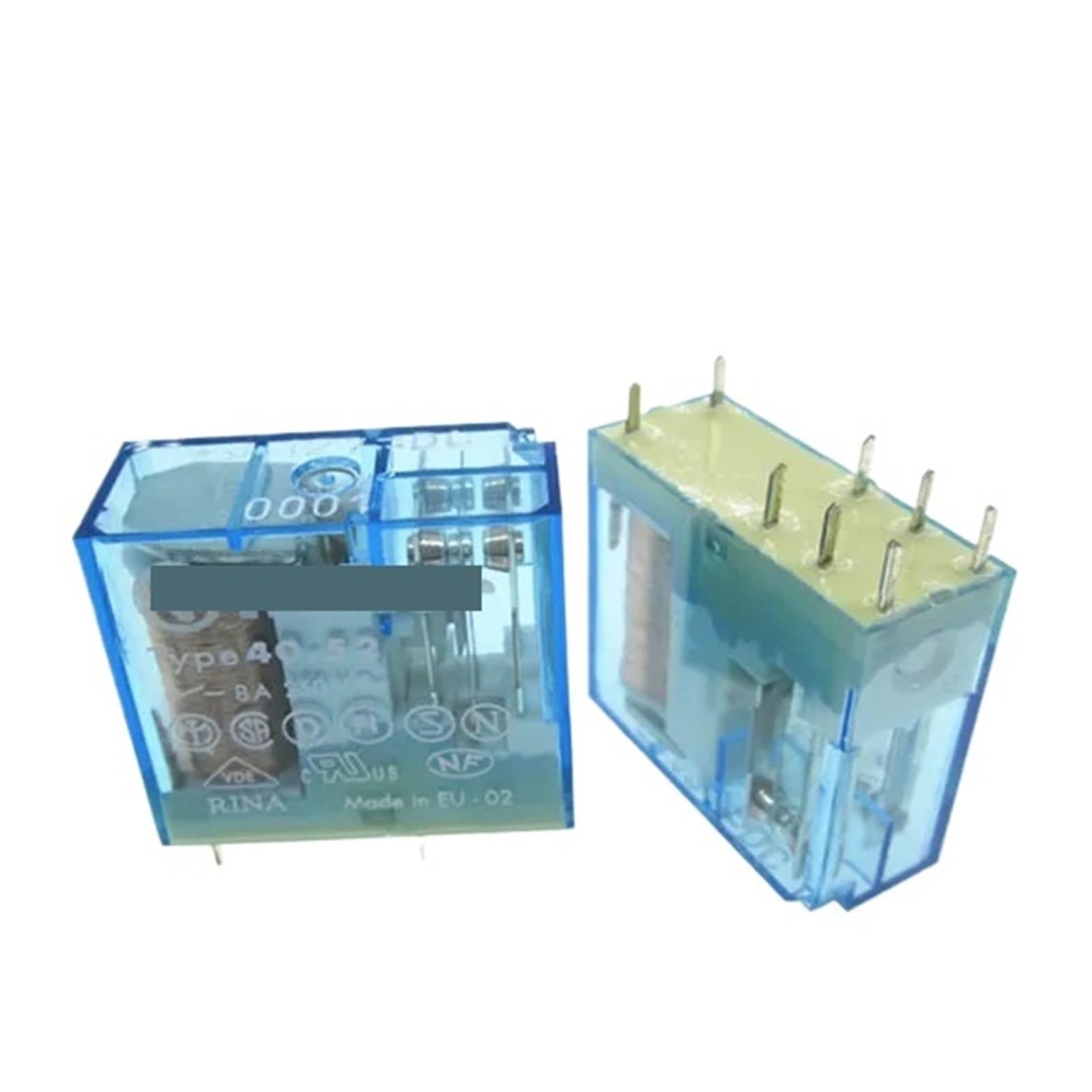 Relais 12V 40.52 double inverseur 8A pour une commutation stable 5pcs