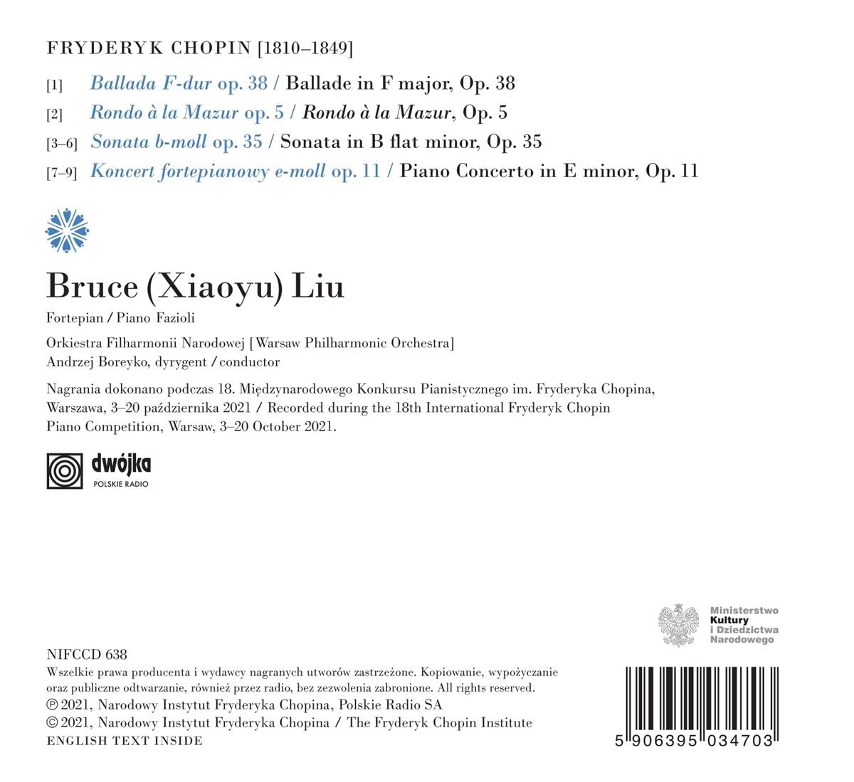 Piano Concerto 1/Ballade/Rondo a la Mazur/Sonata Op 35