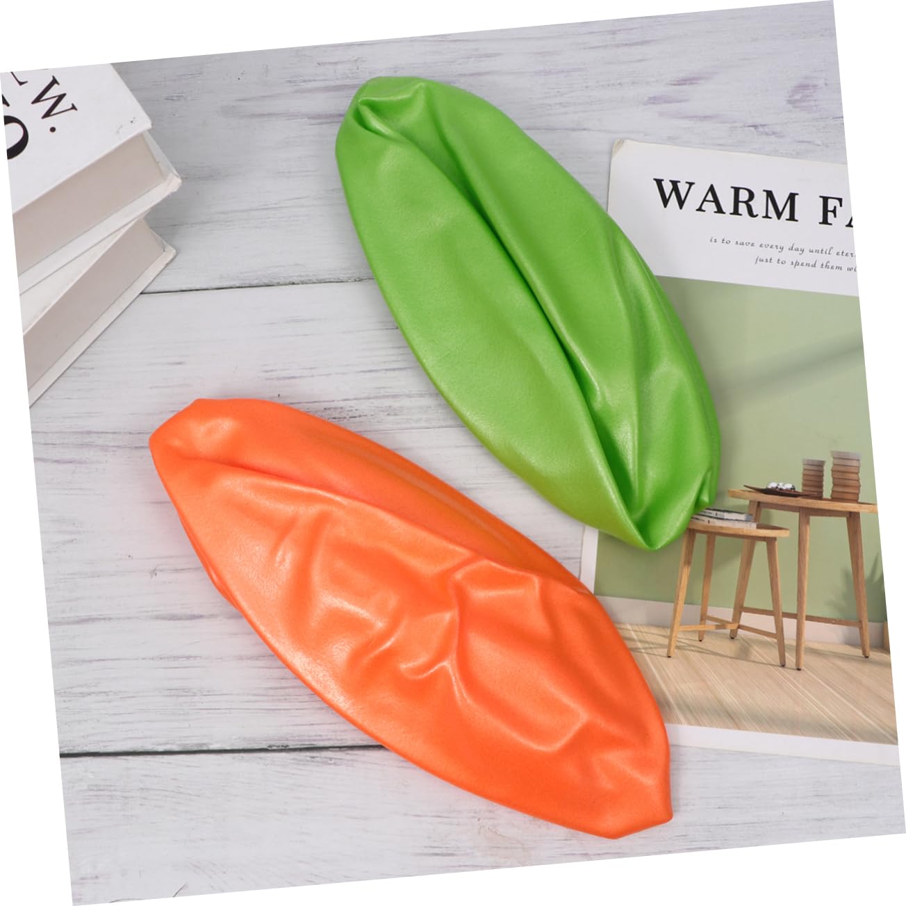 2pcs Exercise Ball PVC Exercise Ball Green Thicken Pilates